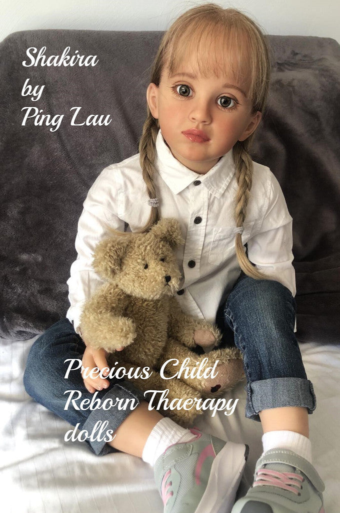 Shakirah Reborn Vinyl Toddler Doll Kit by Ping Lau 42 Inch