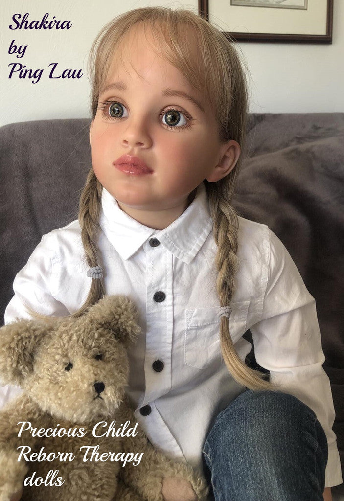 Shakirah Reborn Vinyl Toddler Doll Kit by Ping Lau 42 Inch