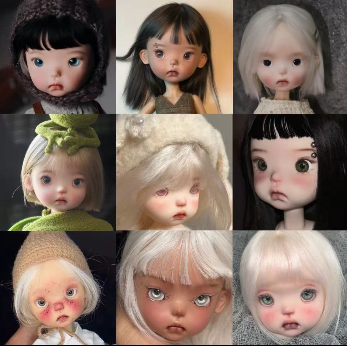 Original 1/6 BJD Doll Rain Resin Joint Bare Doll without makeup blank kit