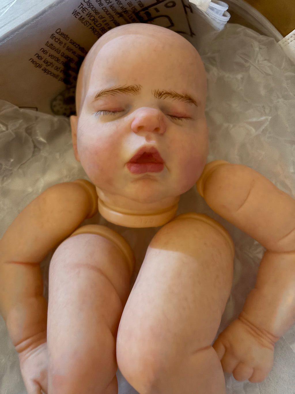 In Stock 22inch Reborn Baby Alexis Genesis Painted with Cloth body Artist Work Clearance