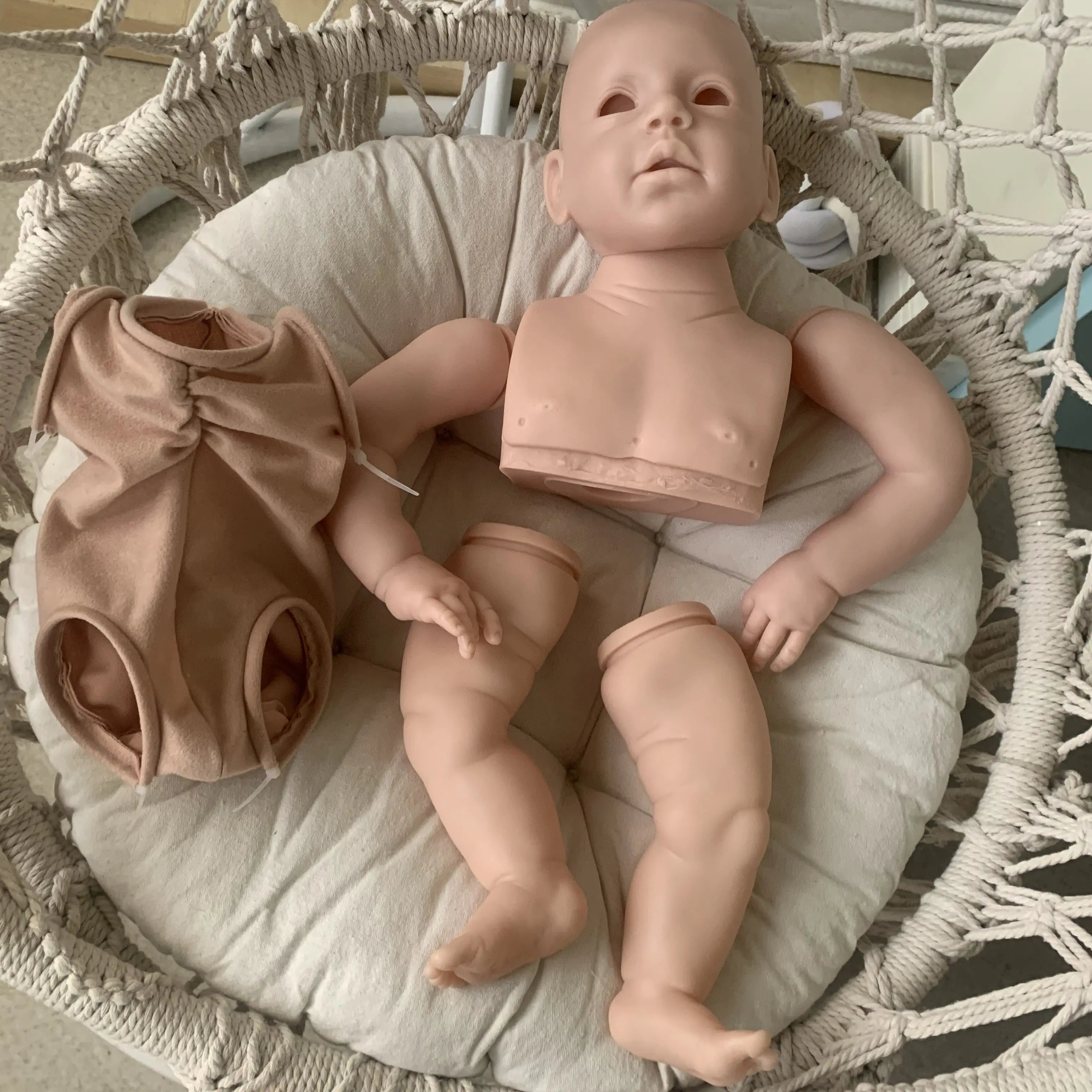 25inch Reborn ISABELLA Doll Kit Toddler Princess Girl Soft Touch Unfinished Doll Parts