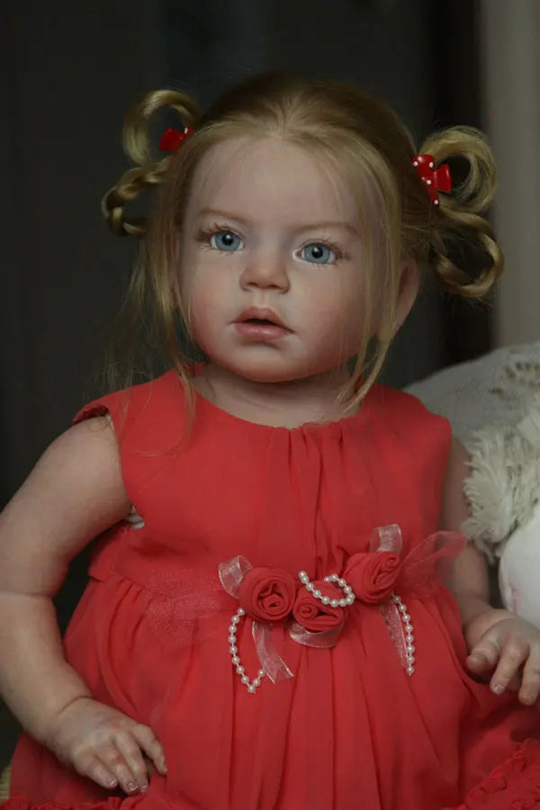 25inch Reborn ISABELLA Doll Kit Toddler Princess Girl Soft Touch Unfinished Doll Parts
