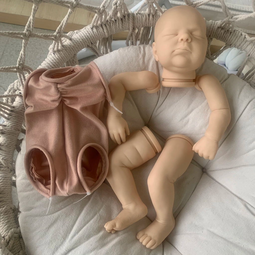 20inch Clearance Reborn Doll Kit Bellami Sleeping Baby Lifelike Soft Touch Fresh color