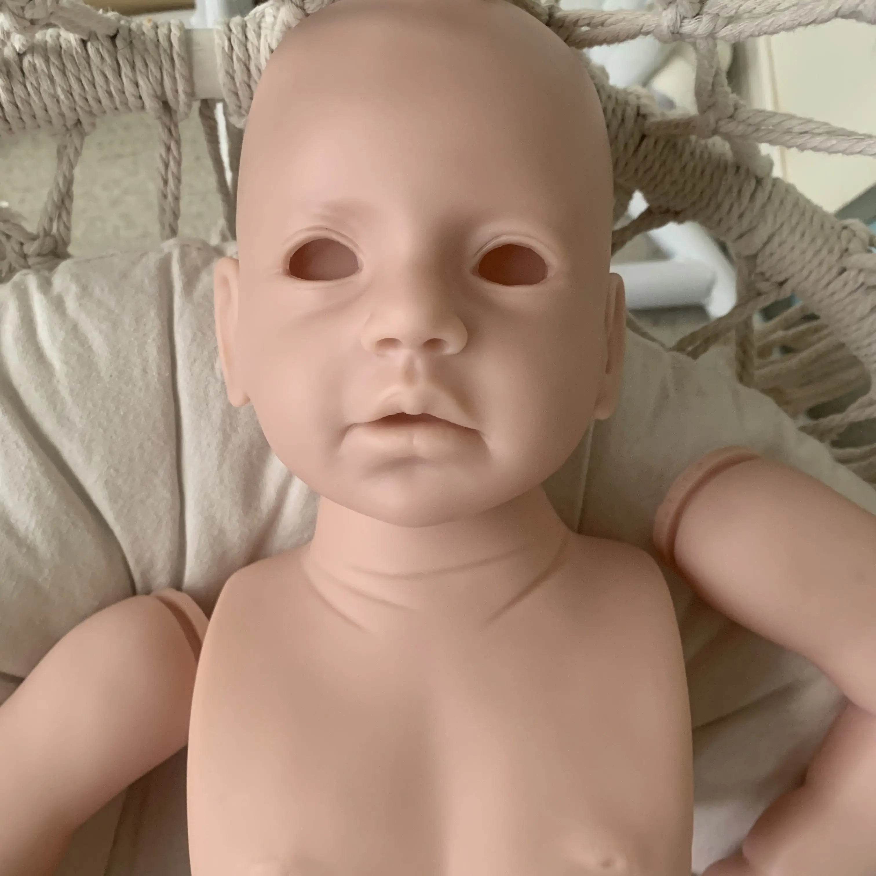 25inch Reborn ISABELLA Doll Kit Toddler Princess Girl Soft Touch Unfinished Doll Parts