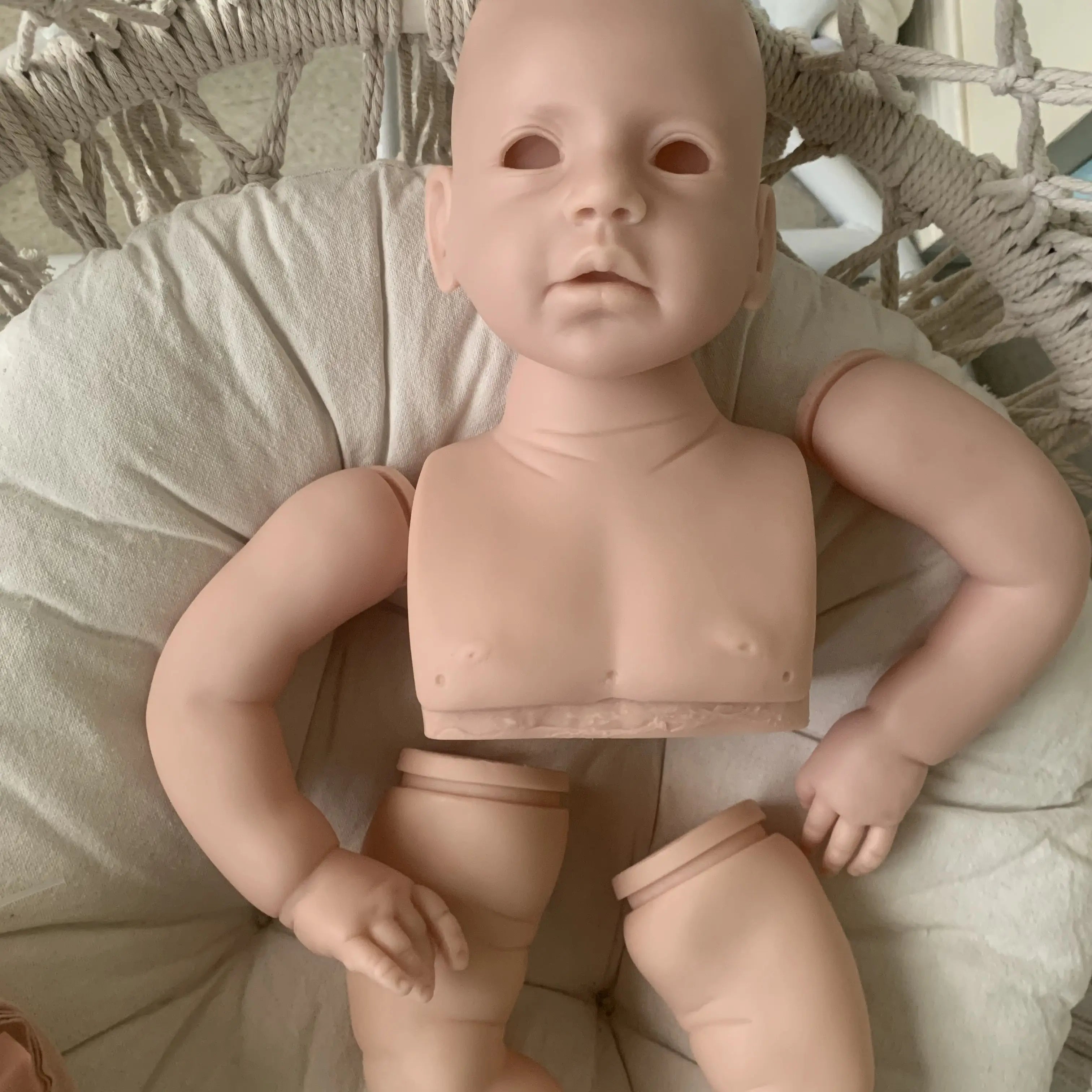 25inch Reborn ISABELLA Doll Kit Toddler Princess Girl Soft Touch Unfinished Doll Parts