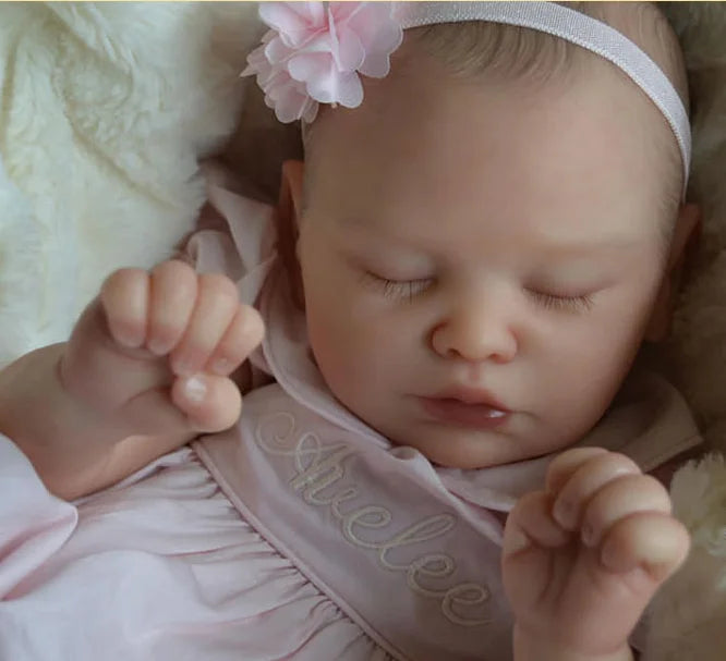 20Inch Reborn Doll kit Avelee Popular sleeping baby lifelike touch with COA