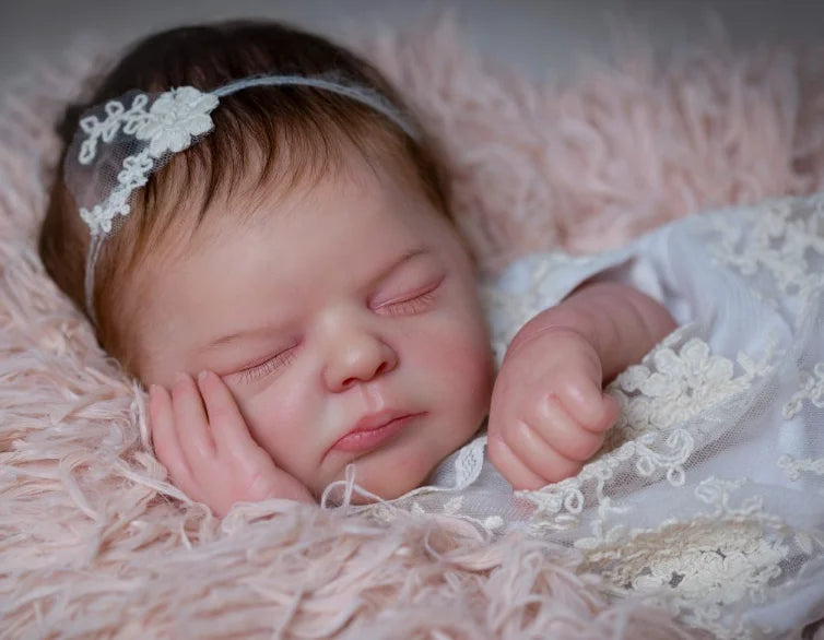 20inch Clearance Reborn Doll Kit Bellami Sleeping Baby Lifelike Soft Touch Fresh color
