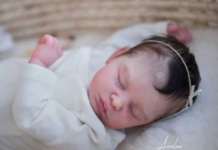 20Inch Reborn Doll kit Avelee Popular sleeping baby lifelike touch with COA