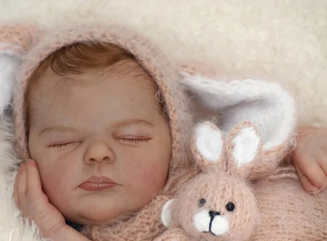 20inch Clearance Reborn Doll Kit Bellami Sleeping Baby Lifelike Soft Touch Fresh color