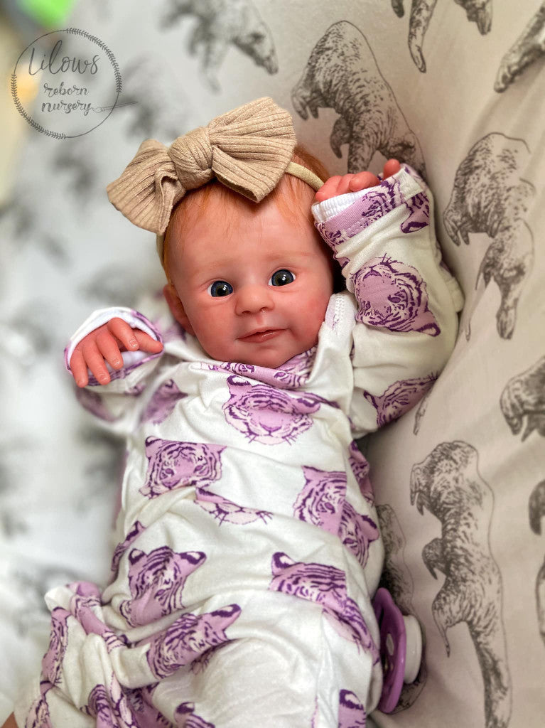 Pre-Order 18inch Reborn baby Piper unpainted kit with cloth body ship in 20 days