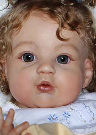 Pre-Order 21inch Reborn Baby Luscinia Unpainted Kits With Cloth Body Ship in 20 days