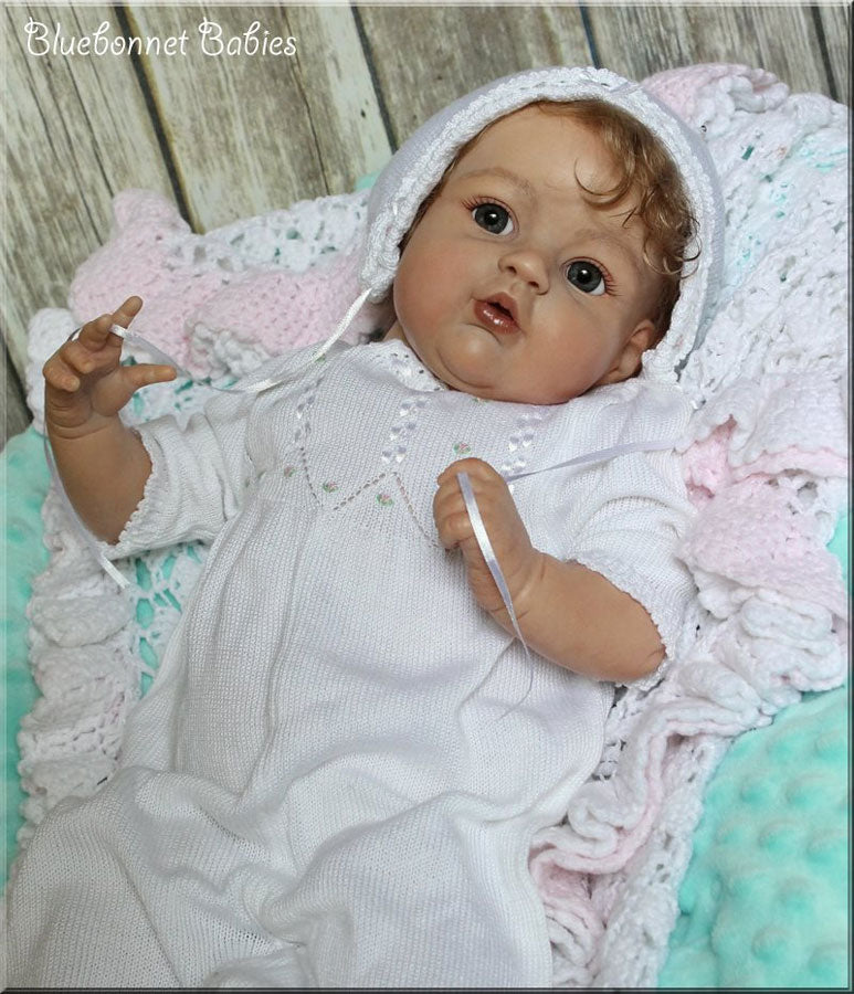 Pre-Order 21inch Reborn Baby Luscinia Unpainted Kits With Cloth Body Ship in 20 days