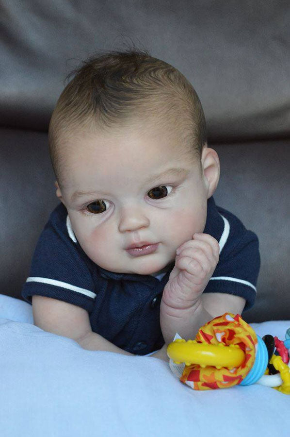 Pre-Order 21inch Reborn Baby Luscinia Unpainted Kits With Cloth Body Ship in 20 days