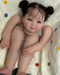 Custom Made artist Painted Kit 30inch Reborn Baby Madeline With Hand-rooted hair DIY PART With cloth body