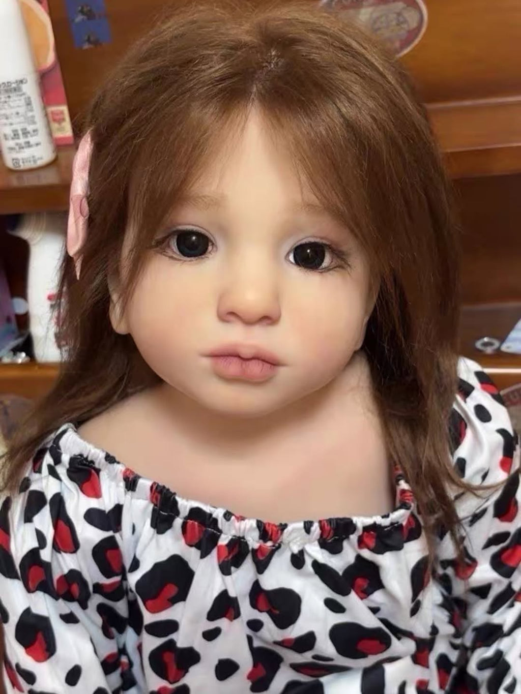 Custom Made 42’’Reborn Baby Aloenka With Hand-Rooted Hair 2 Versions Painted Kit/Finished Doll Artist Genesis Painted