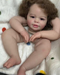 Custom Made Artist painted Kit 28’’ Reborn Katie Marie With Hand-Rooted with cloth body