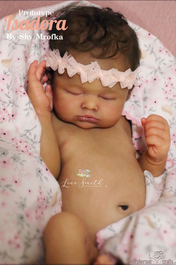 Isadora Reborn Vinyl Doll Kit by Shi Mrofka 19"Pre-Order Ship in20days Limited 100 sets