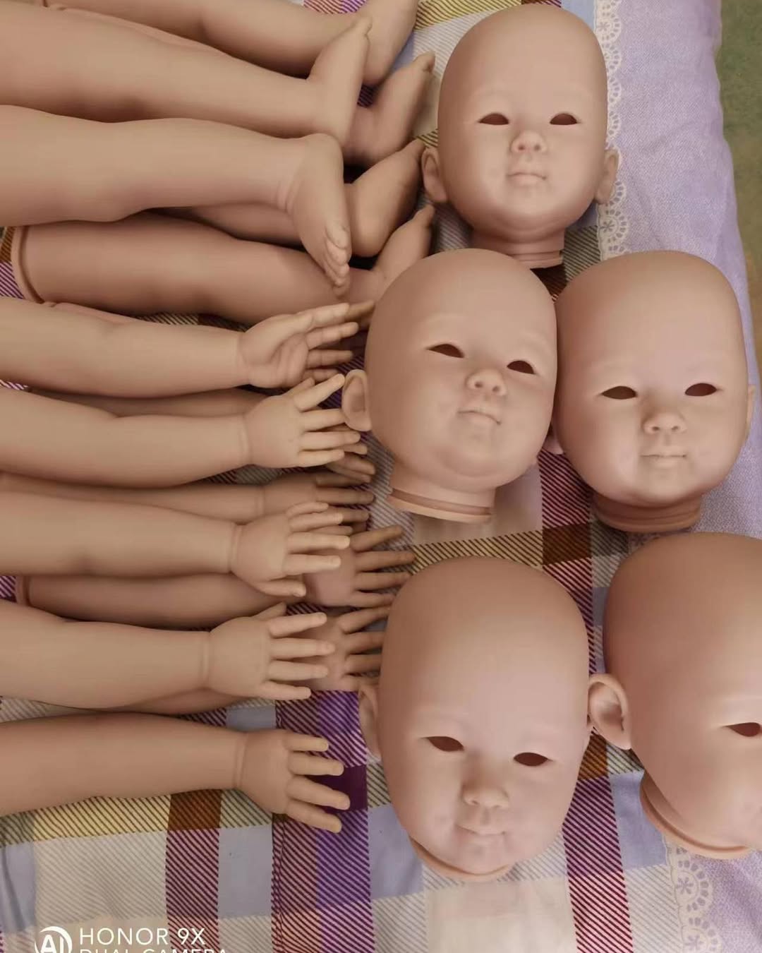 28 inch Reborn Baby ChunMei Unpainted Kit With Cloth Body