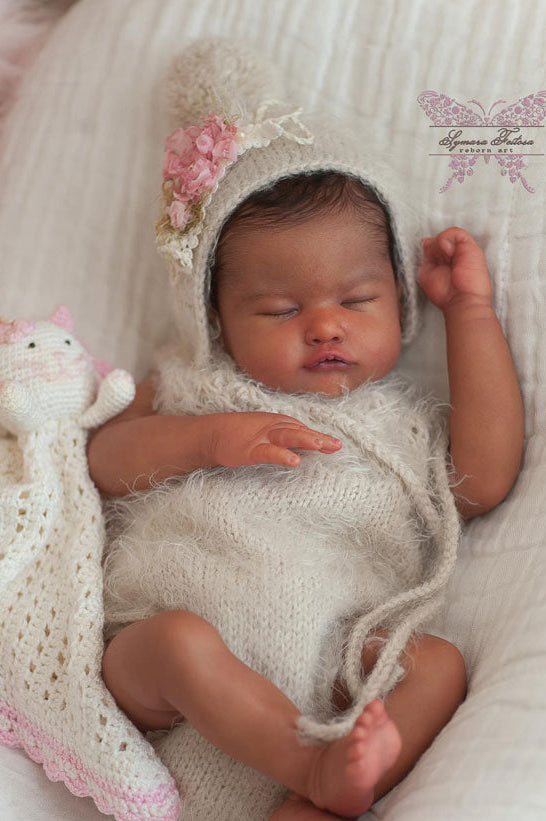 Pre-Order Ship in 30 days Angelina By Shi Mrofka 
19" UNFINISHED ReBorn Doll Kit w Full Limbs