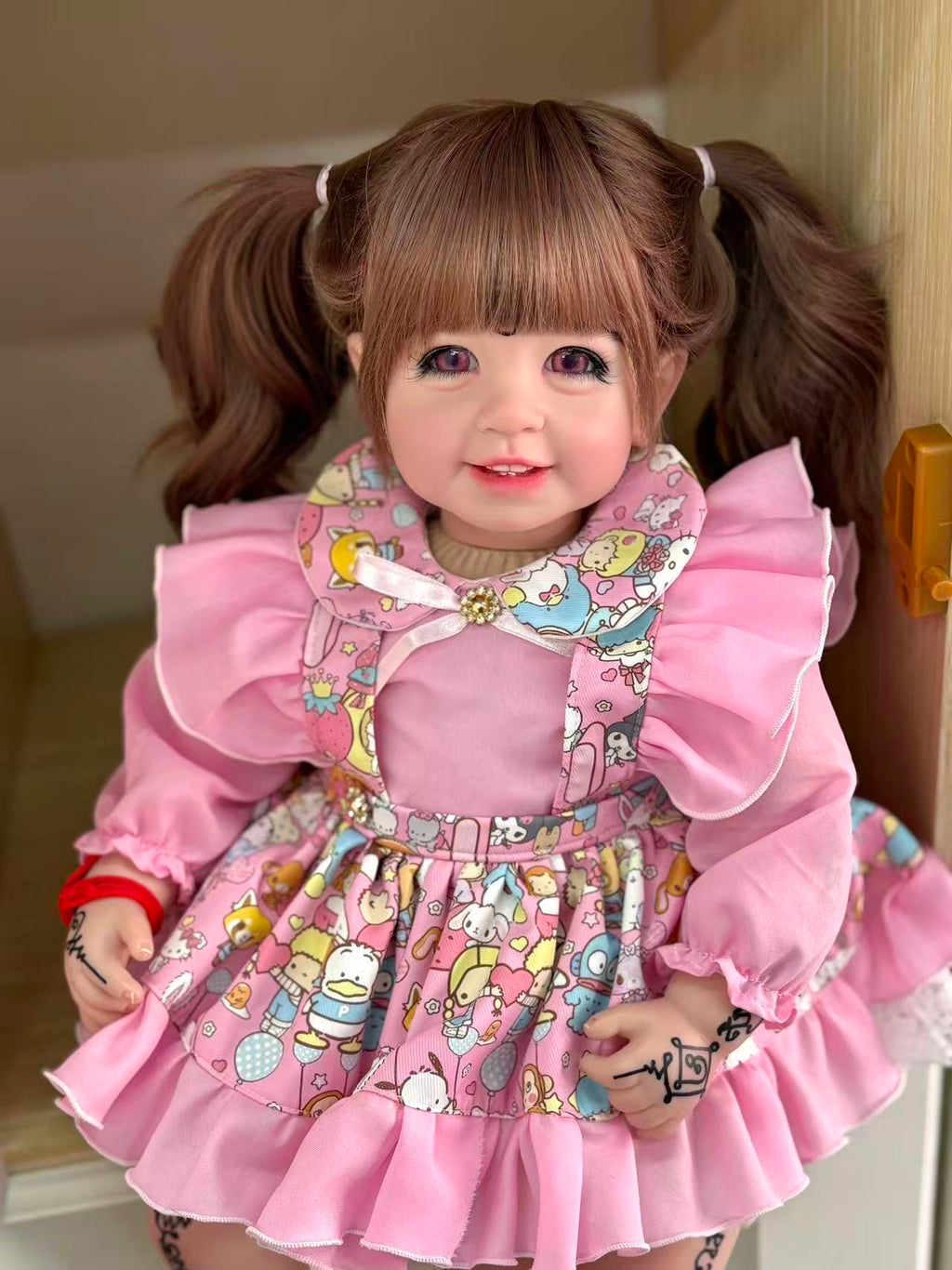 Custom 55cm Artist Painted Thai Doll With Wig Already Finished Doll with cute dress