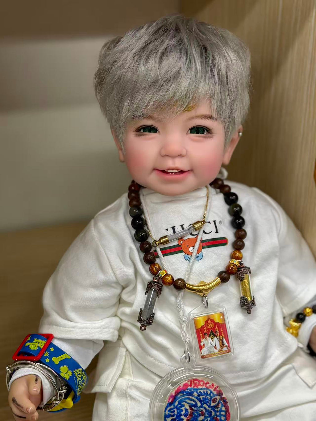 Custom 55cm Artist Painted Thai Doll With Wig Already Finished Doll with cute dress