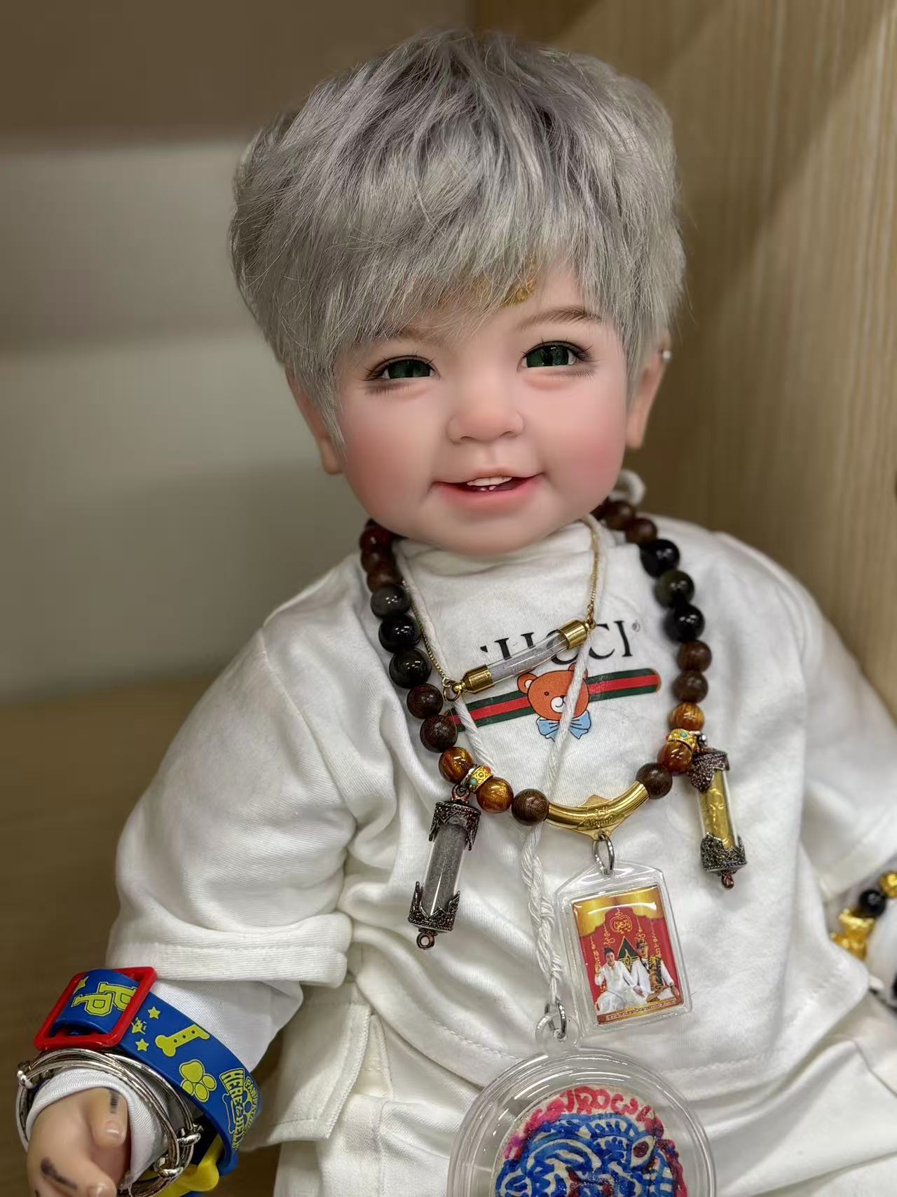 Custom 55cm Artist Painted Thai Doll With Wig Already Finished Doll with cute dress