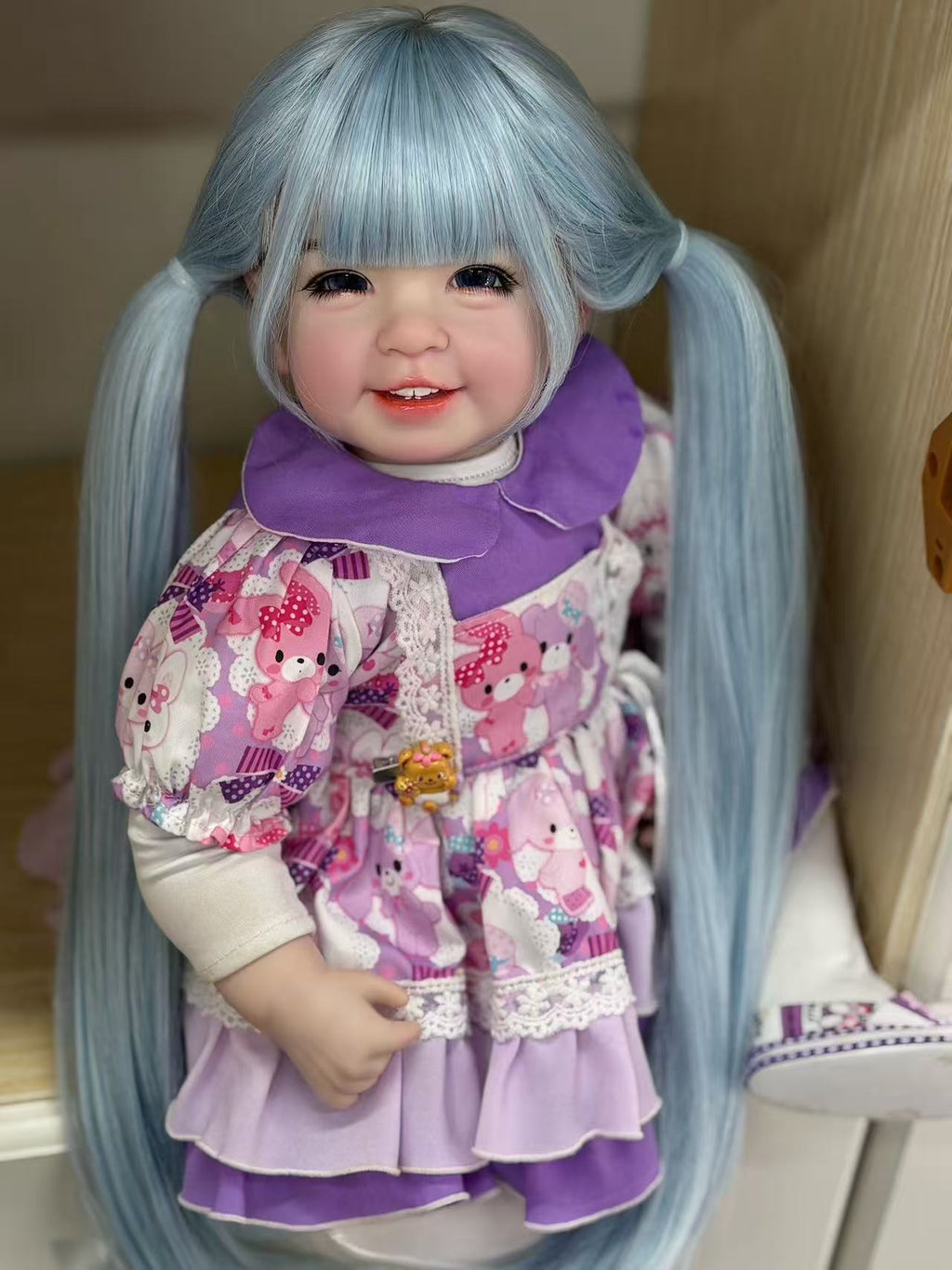 Custom 55cm Artist Painted Thai Doll With Wig Already Finished Doll with cute dress