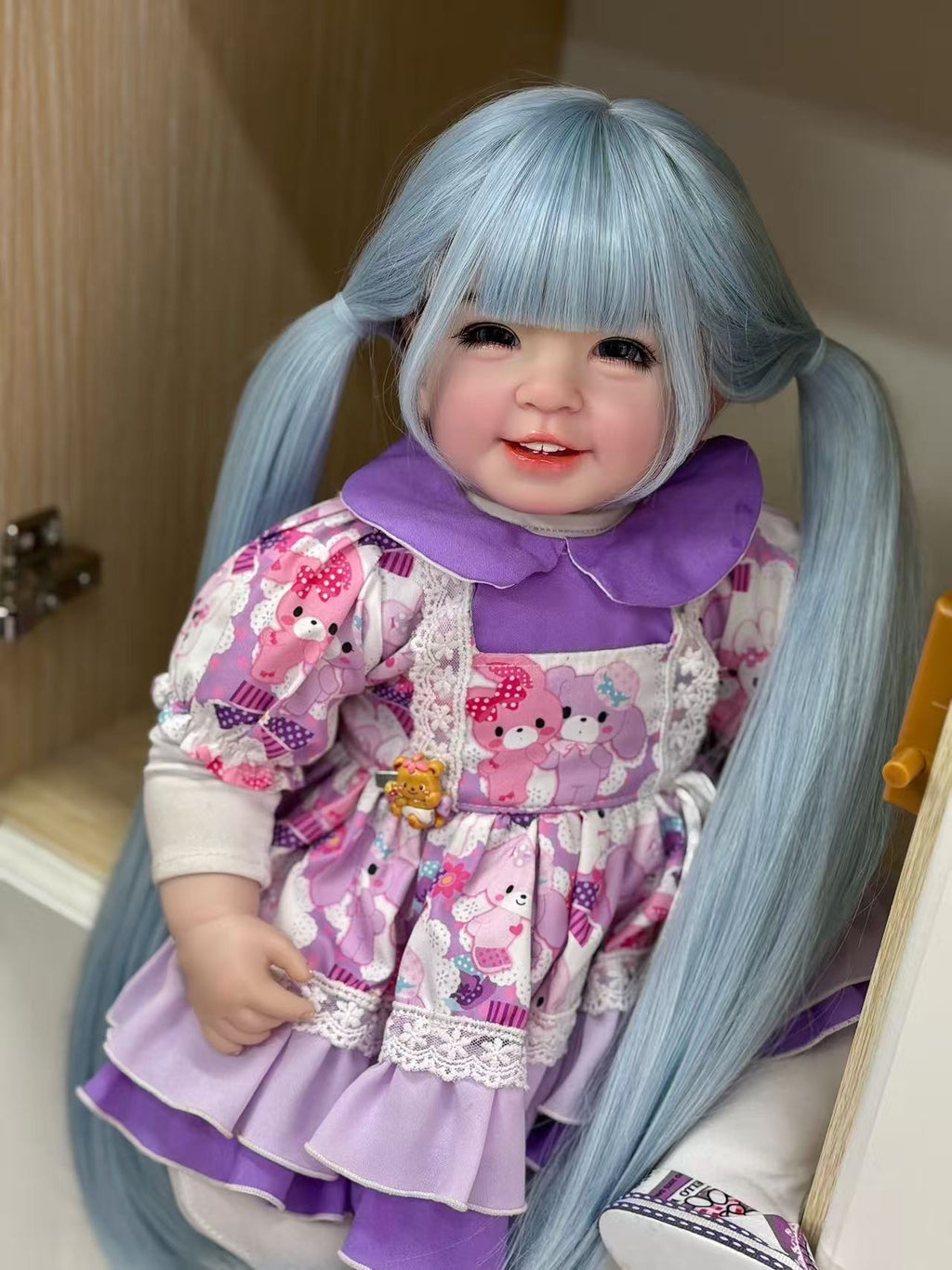 Custom 55cm Artist Painted Thai Doll With Wig Already Finished Doll with cute dress