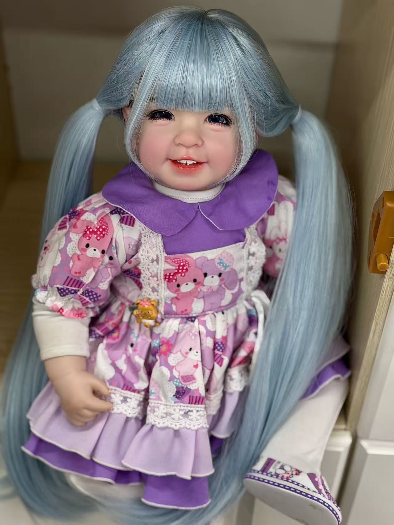 Custom 55cm Artist Painted Thai Doll With Wig Already Finished Doll with cute dress