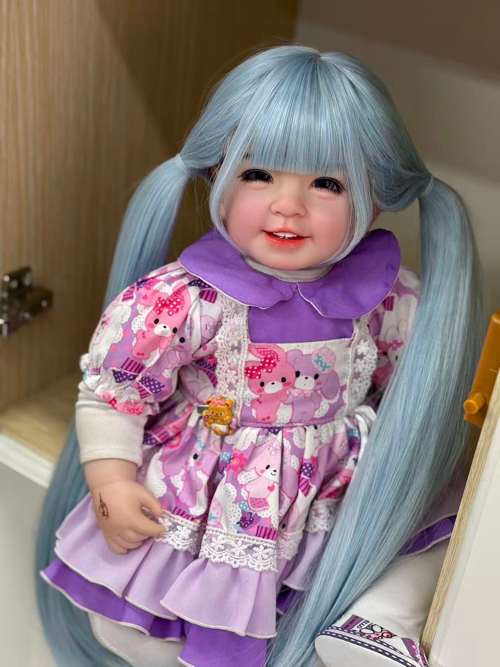 Custom 55cm Artist Painted Thai Doll With Wig Already Finished Doll with cute dress