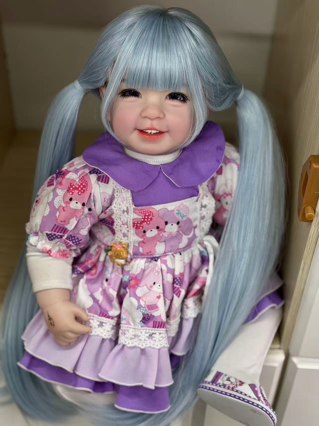 Custom 55cm Artist Painted Thai Doll With Wig Already Finished Doll with cute dress