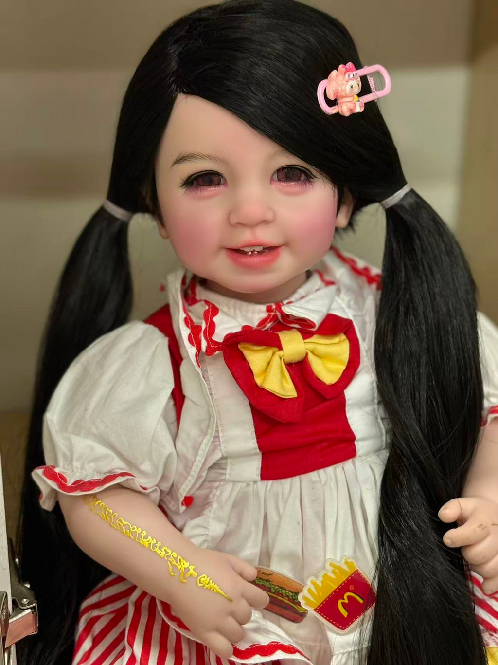 Custom 55cm Artist Painted Thai Doll With Wig Already Finished Doll with cute dress