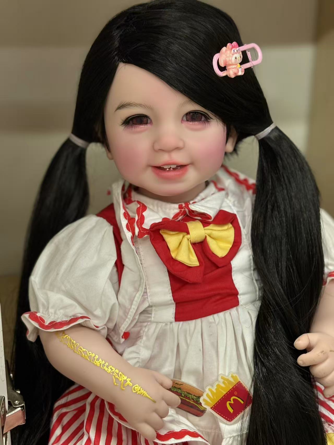 Custom 55cm Artist Painted Thai Doll With Wig Already Finished Doll with cute dress