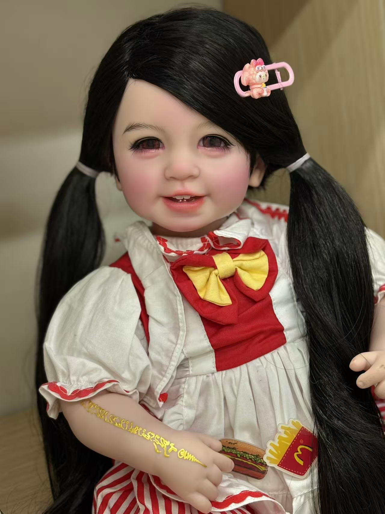 Custom 55cm Artist Painted Thai Doll With Wig Already Finished Doll with cute dress