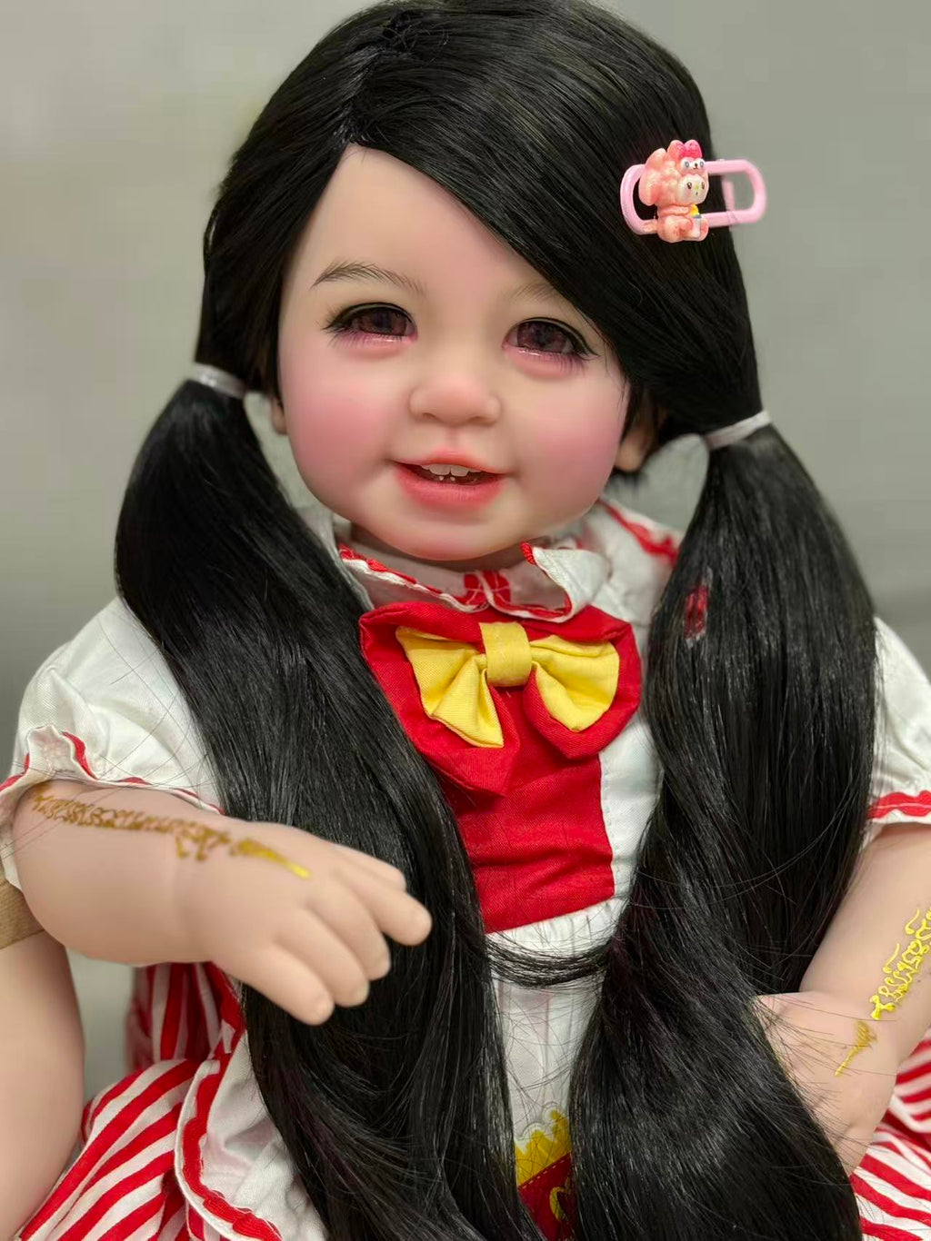 Custom 55cm Artist Painted Thai Doll With Wig Already Finished Doll with cute dress
