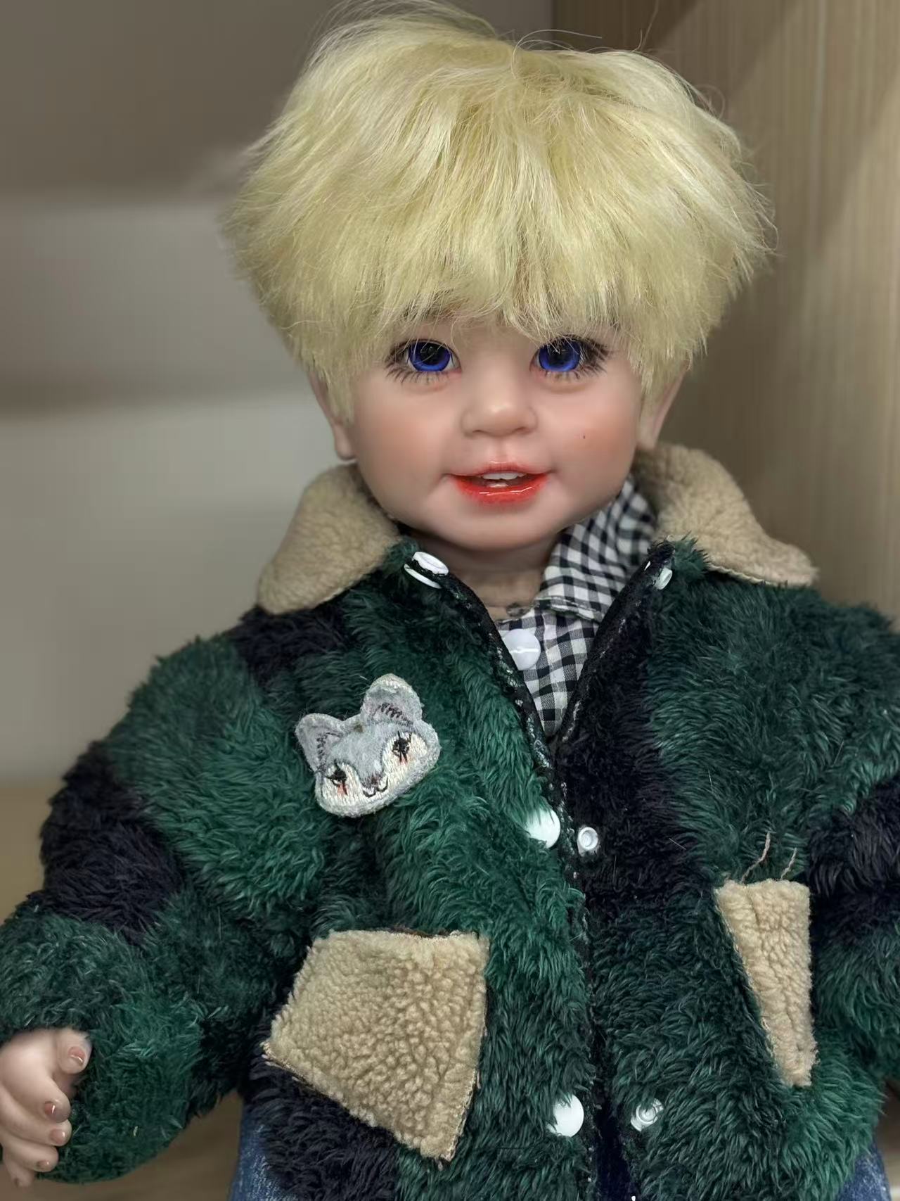 Custom 55cm Artist Painted Thai Doll With Wig Already Finished Doll with cute dress