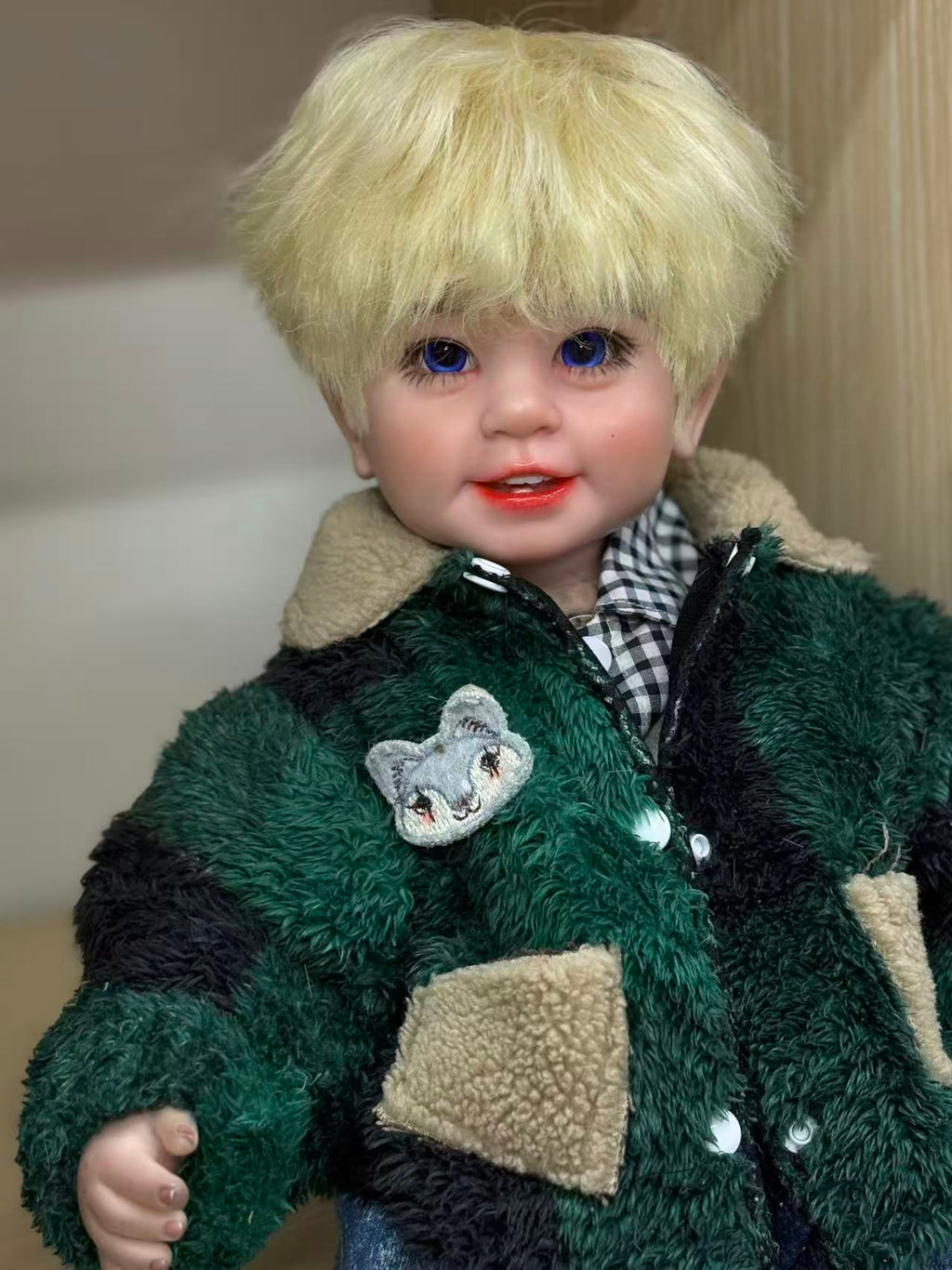 Custom 55cm Artist Painted Thai Doll With Wig Already Finished Doll with cute dress