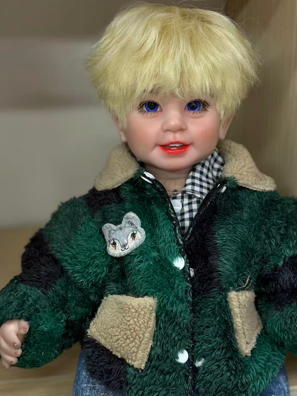 Custom 55cm Artist Painted Thai Doll With Wig Already Finished Doll with cute dress