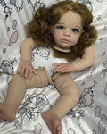 Custom Made Reborn Baby Maxi With Hand-Rooted Hair Painted Kit With Cloth Body Artist Genesis Painted