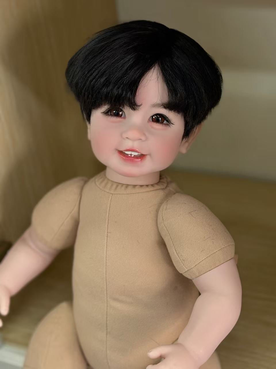 Custom 55cm Artist Painted Thai Doll With Wig Already Finished Doll with cute dress