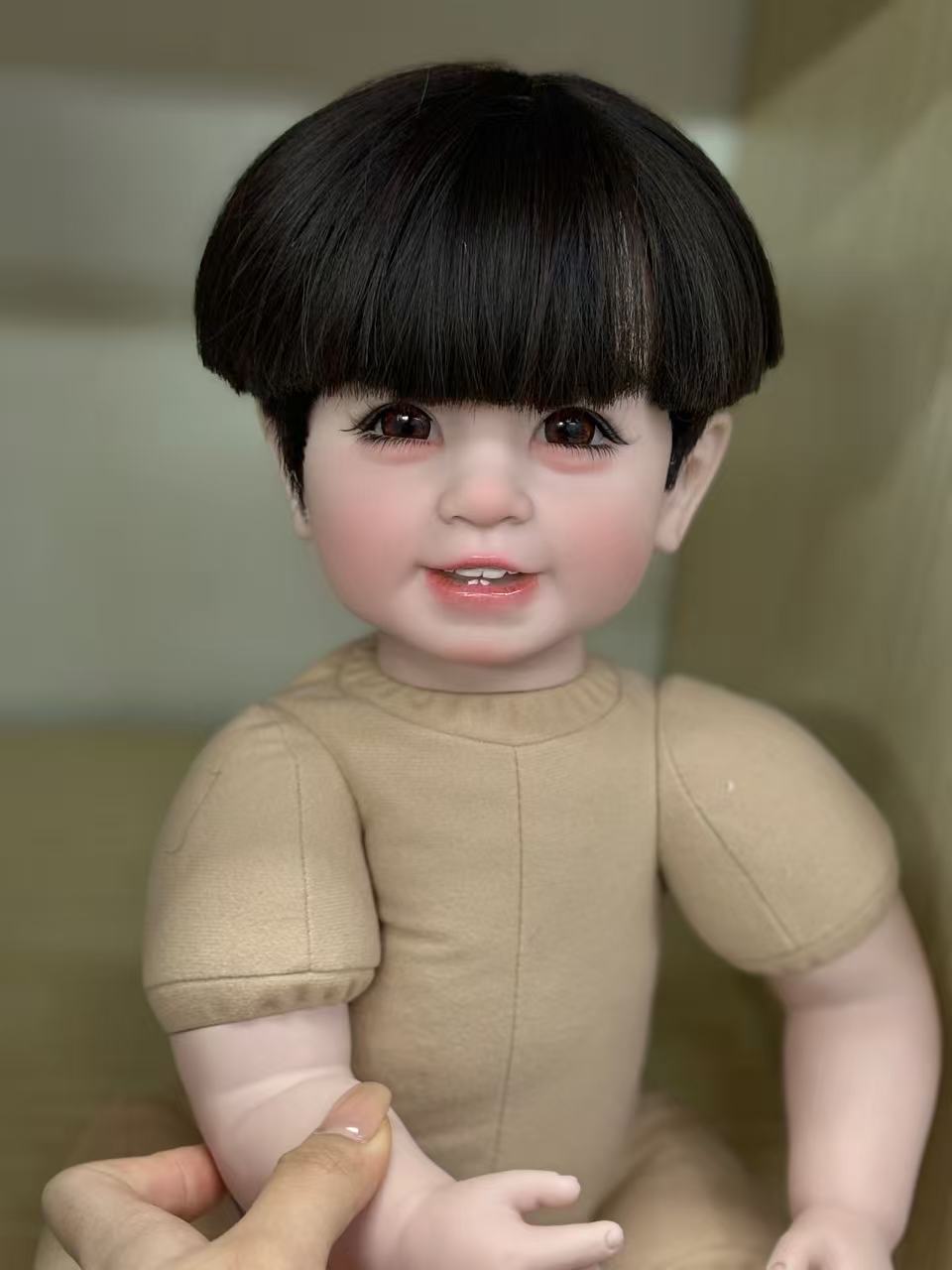 Custom 55cm Artist Painted Thai Doll With Wig Already Finished Doll with cute dress
