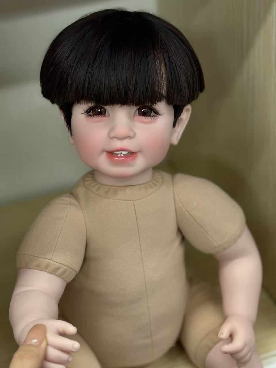 Custom 55cm Artist Painted Thai Doll With Wig Already Finished Doll with cute dress