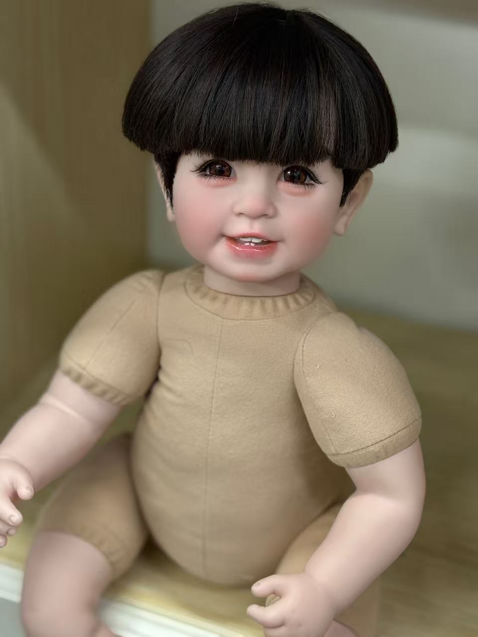 Custom 55cm Artist Painted Thai Doll With Wig Already Finished Doll with cute dress