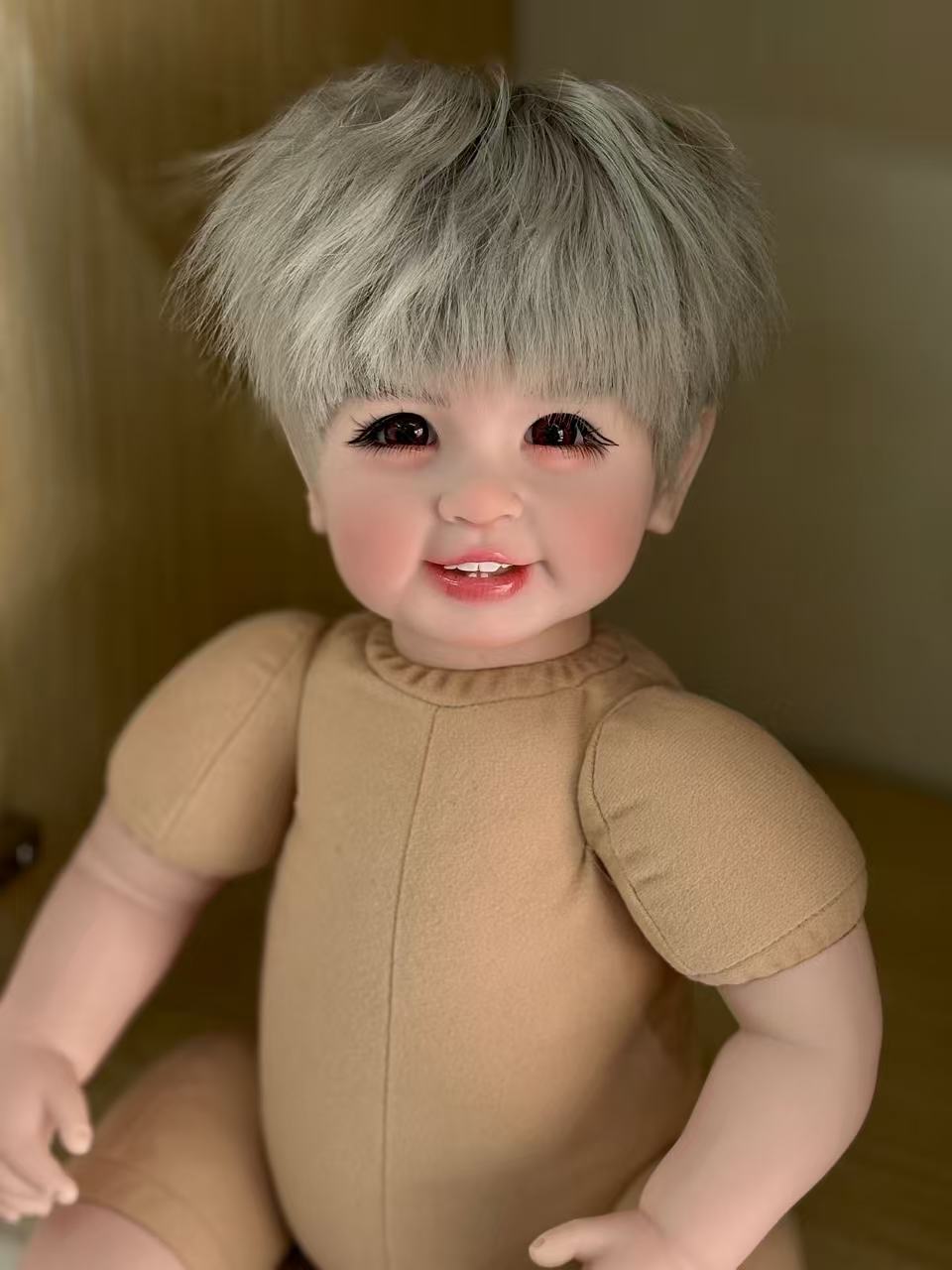 Custom 55cm Artist Painted Thai Doll With Wig Already Finished Doll with cute dress