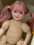 Custom 55cm Artist Painted Thai Doll With Wig Already Finished Doll with cute dress