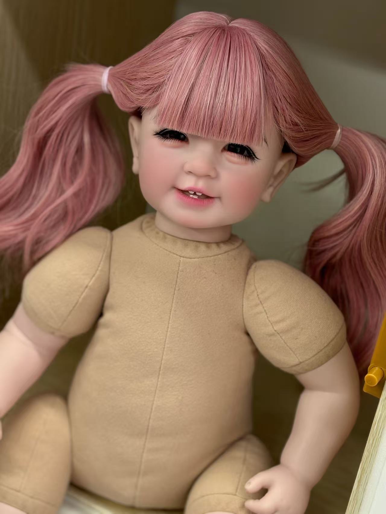 Custom 55cm Artist Painted Thai Doll With Wig Already Finished Doll with cute dress