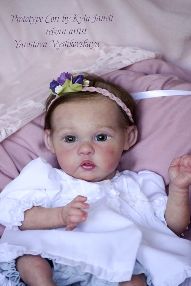 Limited Edition
Cori Reborn Vinyl Doll Kit by Kyla Janell