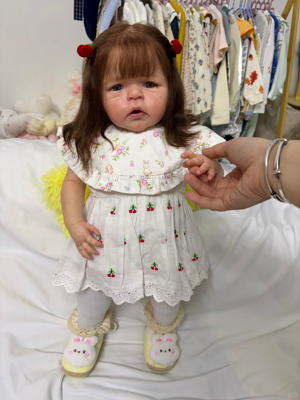 Sandie Reborn Baby Doll | 25 Inch Handmade Realistic Toddler | Custom 7-14 Day Production