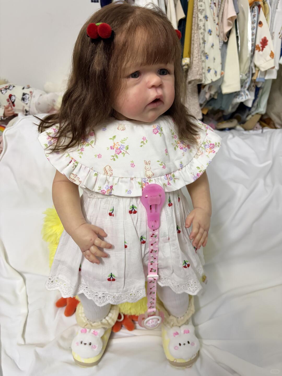 Sandie Reborn Baby Doll | 25 Inch Handmade Realistic Toddler | Custom 7-14 Day Production