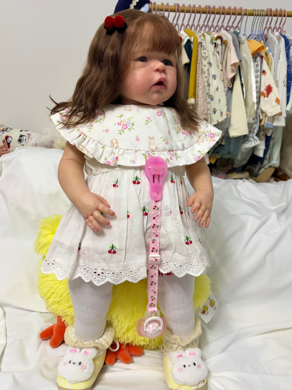 Sandie Reborn Baby Doll | 25 Inch Handmade Realistic Toddler | Custom 7-14 Day Production
